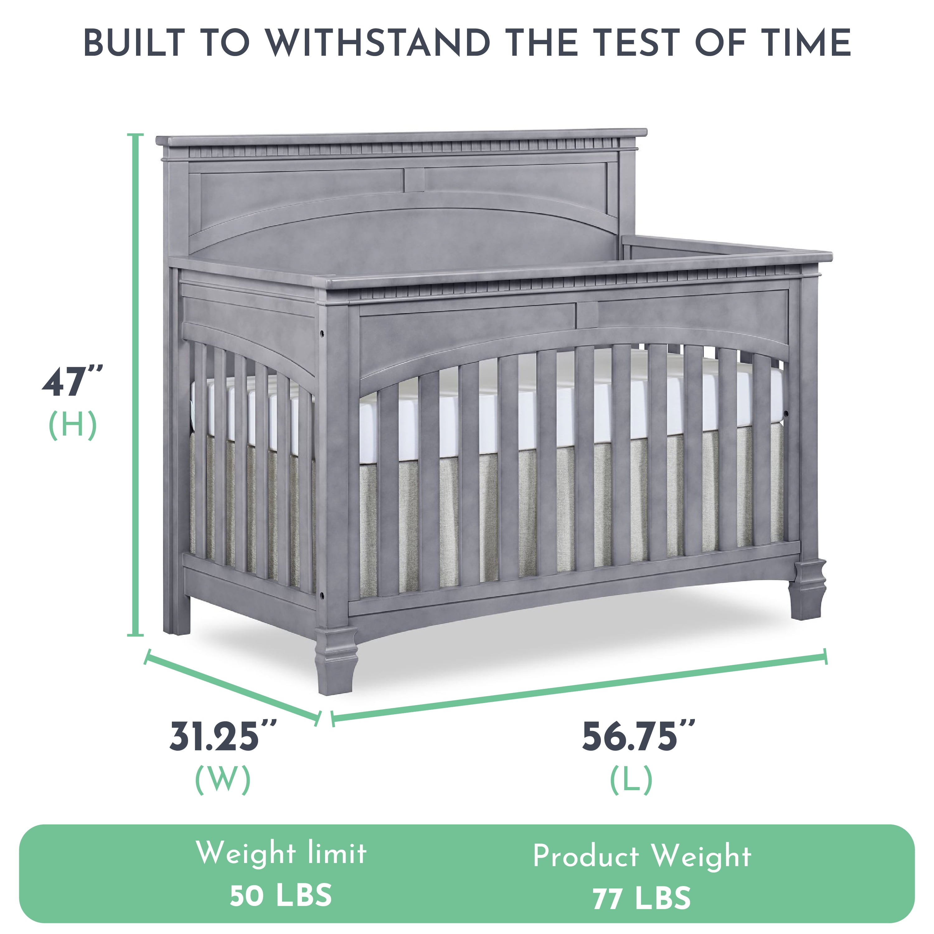 Evolur santa best sale fe crib