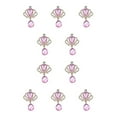 thumbnail image 1 of Qarigey 10 Uds. De botones a presión de diamantes de imitación a la moda, colgantes dorados para disfraces DIY, broche para decoración de Ropa, zapatos y accesorios Miscelánea Tipo 10, 1 of 6