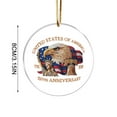 thumbnail image 2 of 1-Pack US 250th Anniversary Ornament, 250 Years of The United States Anniversary 2026 Patriotic Decorations for Christmas Tree Decor, Collectible Keepsake Gift for Patriots & History Lovers(#A), 2 of 5