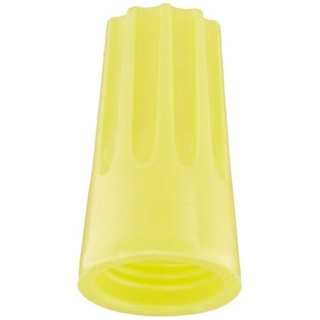 NSI WC-Y-CJ Standard Yellow Wire Connector with Quick-Grip Spring, 100 Jar