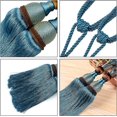 thumbnail image 5 of 2 piezas de amarre de cortina para el hogar, clips de cortina, banda de amarre de cuerda, soporte de cortina con borlas (azul), 5 of 5