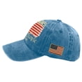 thumbnail image 7 of USA 250th Anniversary Hat 1776–2026 Patriotic Embroidered Flag Map Baseball Cap Unisex, 7 of 7