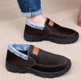 thumbnail image 7 of XIMIN Men's Snow Boots Insulated Slip On Outdoor Walking Shoes Warm Faux Fur Lined Ankle Booties Comfort Lightweight Low Top Winter Warm Shoes, 7 of 7