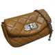 thumbnail image 2 of Bolso elegante de un solo hombro para mujer con cierre a presión, bolso acolchado de color caqui con diamantes, 2 of 8