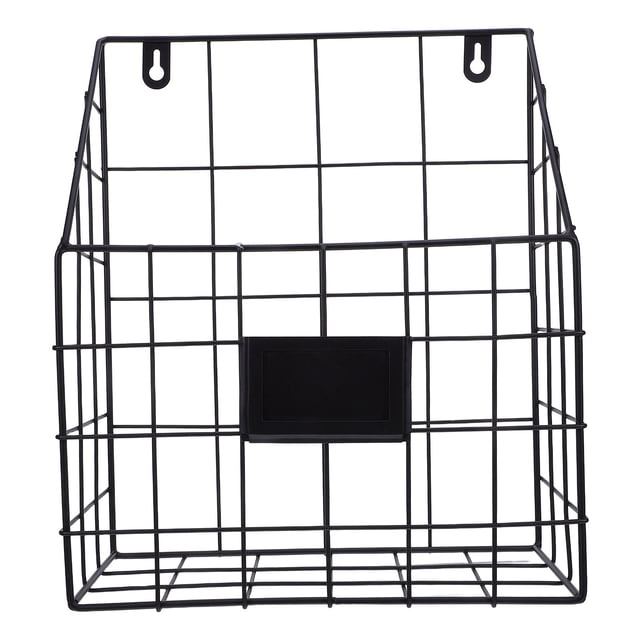 IDEANATEGRATE Estante De Almacenaje En Pared Negro Resistente Y Antióxido Para Cocina Y Oficina