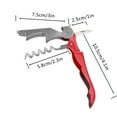 thumbnail image 2 of PVCS Stainless Steel Cork Screw Corkscrew MultiFunction Wine Bottle Cap Opener for Home, 2 of 2