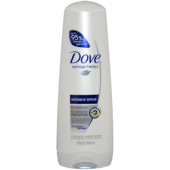 Dove Conditioner for Damaged Hair Intensive Repair with Bio-Protein Care Technology and Amino Serum, 12 Fl Oz