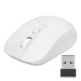 thumbnail image 1 of Wireless Mouse 2.4G Wireless 2400 DPI Ergonomic USB Receiver Silent Ultra Slim Classic Office Mouse for Office Travel White, 1 of 4