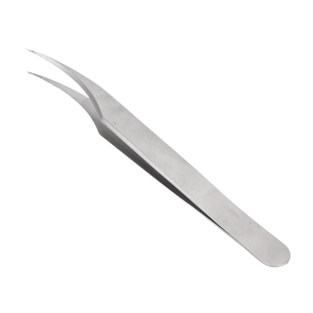 Pinzas Para Uñas Artísticas, Pinzas Curvas Multifuncionales Con Punta De Acero Inoxidable Para Herramientas Para Decoración De Uñas