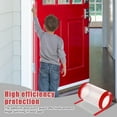 thumbnail image 6 of Trianu Baby Proofing Door Pinch Guard, Hinge Cover, Protector for Kids Finger Safety, Heavy Duty Jam Shield(6.69" x 47.24", Clear), 6 of 9