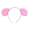 thumbnail image 2 of Plush Animal Headband for Women BWASD Casual Fashion Bow Knot Wide Headband Soft Furry Cute Hair Accessories Hoop Party Outfit Daily Wear Light Ashy, 2 of 5