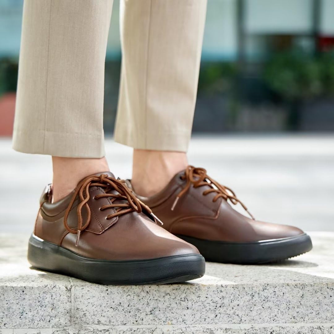 OrthoComfoot Mens Oxford Dress Shoes for Plantar Fasciitis  display picture 1