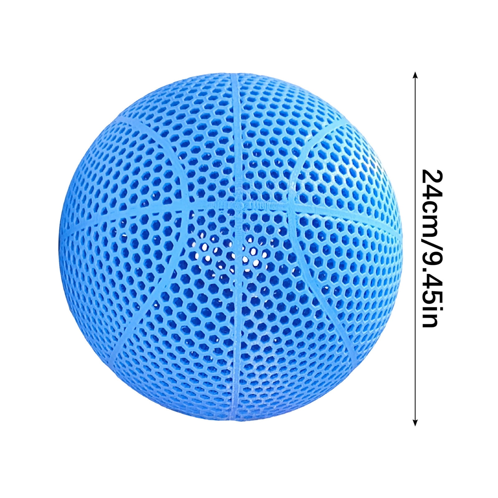 Durable 3D Printed Airless Basketball - High Elasticity, No Pump Needed, Perfect for Indoor & Outdoor Play