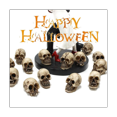 thumbnail image 3 of 20Pcs Simulation Skull Model Toys Modern Mini Skull DIY Halloween Decoration Funny Model Toys Collection, 3 of 5