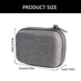 thumbnail image 5 of Lightweight Hard Travel Mouse Case for Wireless Mouse Charging Cable Carrying Bag Pouch with Mesh Pocket Accessories, 5 of 9