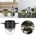 thumbnail image 2 of SGJHEQ Pour Over Coffee Maker Portable Stainless Steel Reusable Coffee Filter Mini Collapsible Paperless Serve 1 2 Cup Coffee Dripper Cup Travel Camping Backpacking Metal, 2 of 8