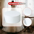 thumbnail image 6 of EHJRE Cylinder Pedestal Stands Display Plinth Pillar Party Events Base Stand Acrylic Bridal Shop Stand for Doll Home Clothing Store White, 6 of 9