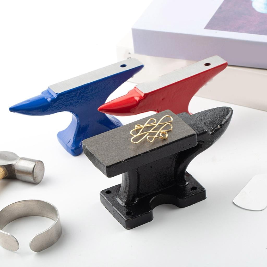 Osdhezcn Round Iron Anvil Gold Strikes Tool for Jewelry Making Jewelers Accessories