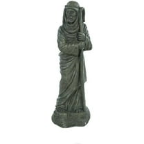 Solid Rock Stoneworks Good Shepherd Stone Statue 27" Tall Graphite Color