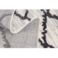 thumbnail image 5 of Rug Branch Contemporary Moroccan Marble Grey Black Indoor Area Rug - 4x6, 5 of 8