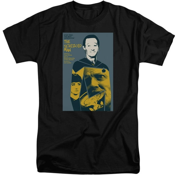 Star Trek Tng Season 2 Episode 6 Adult Tall T-Shirt 18/1 T-Shirt Black
