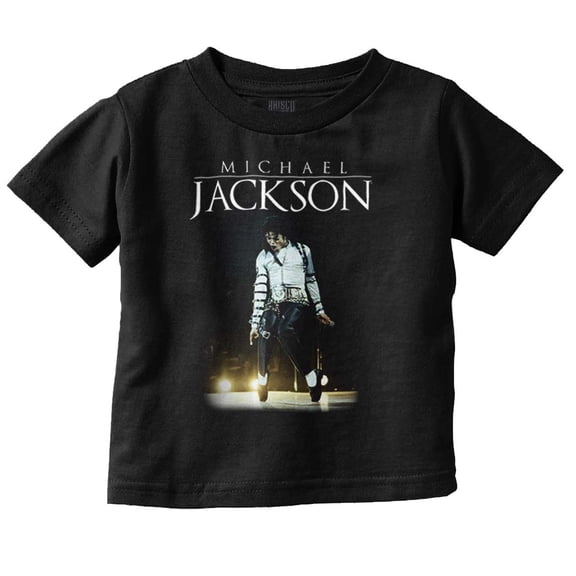 Michael Jackson Bad Tour Toe Stand Toddler Kids Crew Neck Graphic T-Shirt Brisco Brands 6M