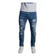 thumbnail image 1 of Pantalon De Caballero Urbano Skinny Roto Bonefish A0173fr, 1 of 5