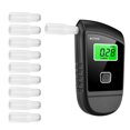 thumbnail image 1 of Tester Portable Breathalyzer Professional-Grade Accuracy Digital LCD Screen with 10 Mouthpieces Memory Function for & Professional Use, 1 of 6