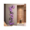 thumbnail image 1 of 3D Mirror Flower Removable Acrylic Wall Sticker Art Mural Decal Wall Home Decor, 1 of 3