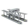 thumbnail image 2 of Station Platform Train Track Rail Model for Micro Landscape Street With Lights, 2 of 8
