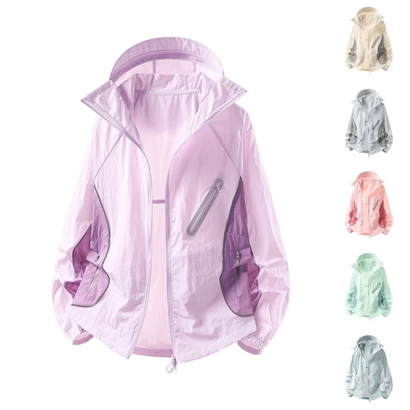 IhhxPro Men's Uv Protection Sun Jacket Quick Dry Lightweight Hoodie Summer Hooded Long Sleeve Outdoor Fishing Hiking Breathable Activewear Slim Fit S-3XL