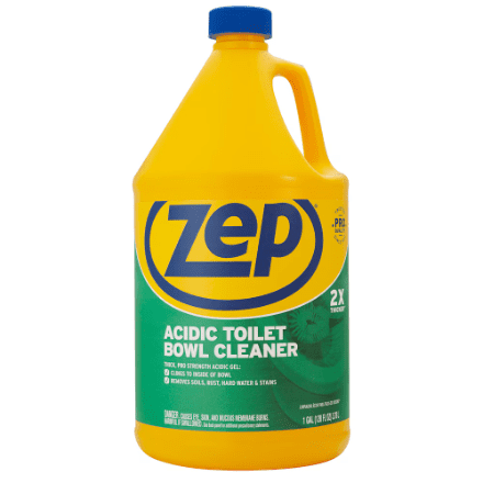 Zep Winter Green Scent Gel-Based Acidic Toilet Bowl Cleaner