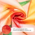 thumbnail image 2 of Pink Cute Peach Shower Curtain Orange Fruit Floral Colorful Bathroom Curtains Set Waterproof Fabric with 12 Hooks (72 * 72inch/180cm*180cm), 2 of 6