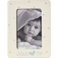 thumbnail image 1 of Precious Moments, Jesus Loves Me, Ceramic 4 x 6 Photo Frame, Boy, 164463, 1 of 1