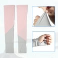 thumbnail image 7 of Vocoste 1 Pair Cooling Arm Sleeves for Women Sports Arm Sleeve Covers Sun Protection Pink Gray, 7 of 7