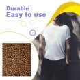 thumbnail image 4 of Bearachild 10 piezas de retazos con estampado de leopardo resistentes al desgaste, dulce regalo, costura, tocados, telas acolchadas, tela DIY tipo 5 De coser Tipo 2 Bearachild HA062137-02B, 4 of 6