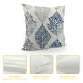 thumbnail image 4 of Shiartex  Throw Pillow Cases Cozy -Tone Geometric Tree Leaves Decorative Cushion Covers for Couch Bed Sofa Farmhouse Decoration Navy Blue Grey, 4 of 5
