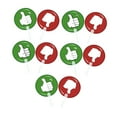 thumbnail image 2 of Siruishop 10 Pieces Classroom Voting Paddles Double Sided Interaction Signs for Office Thumbs Pattern, 2 of 8