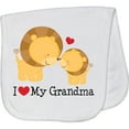 thumbnail image 2 of Inktastic I Love My Grandma Baby Burp Cloth, 2 of 3