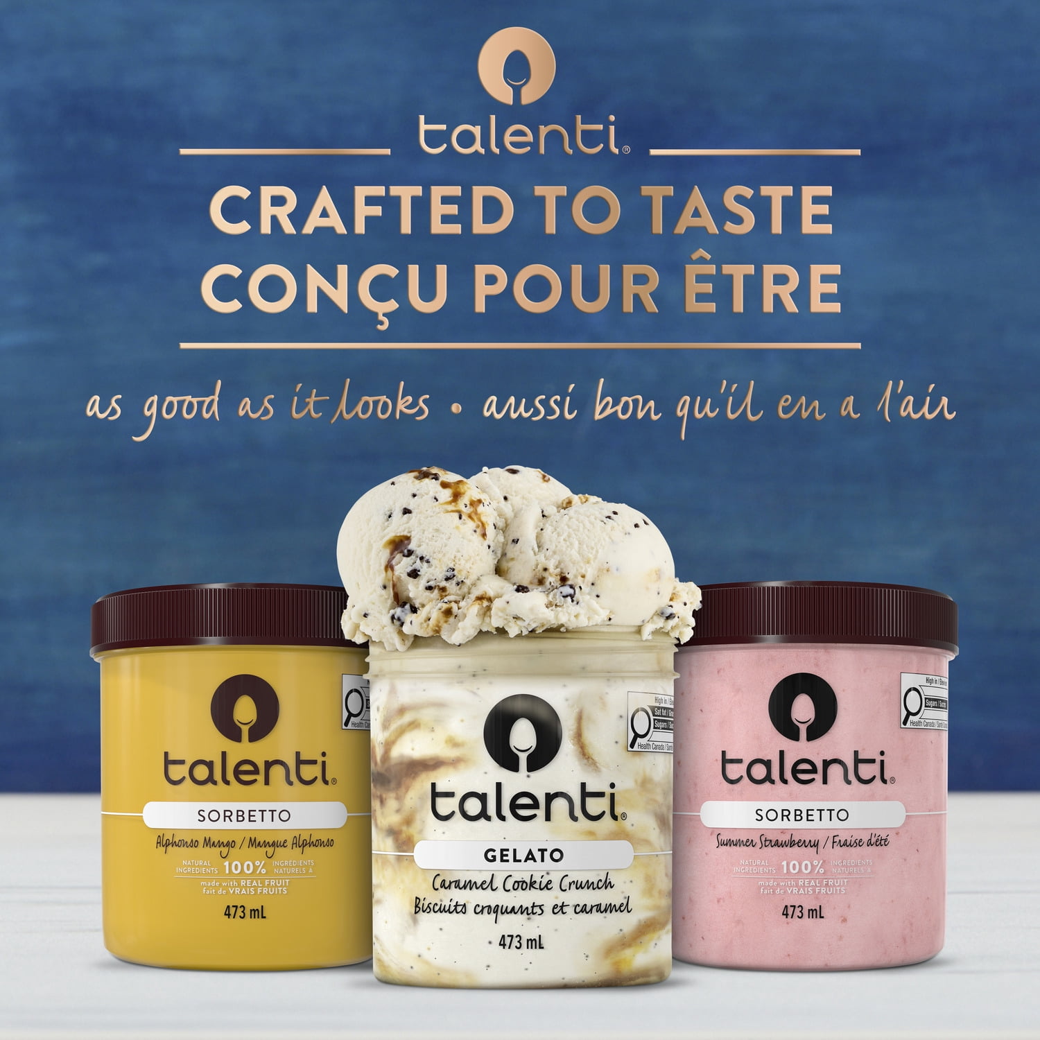 Gelato Talenti Biscuits Croquants et Caramel 473 ml
