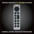 thumbnail image 2 of Xtreme Universal Apple TV Remote Replacement for 1st-5th Generation, Controls TV & Apple TV, Large Buttons, Ergonomic Design – Requires 2x AAA Batteries, 2 of 8