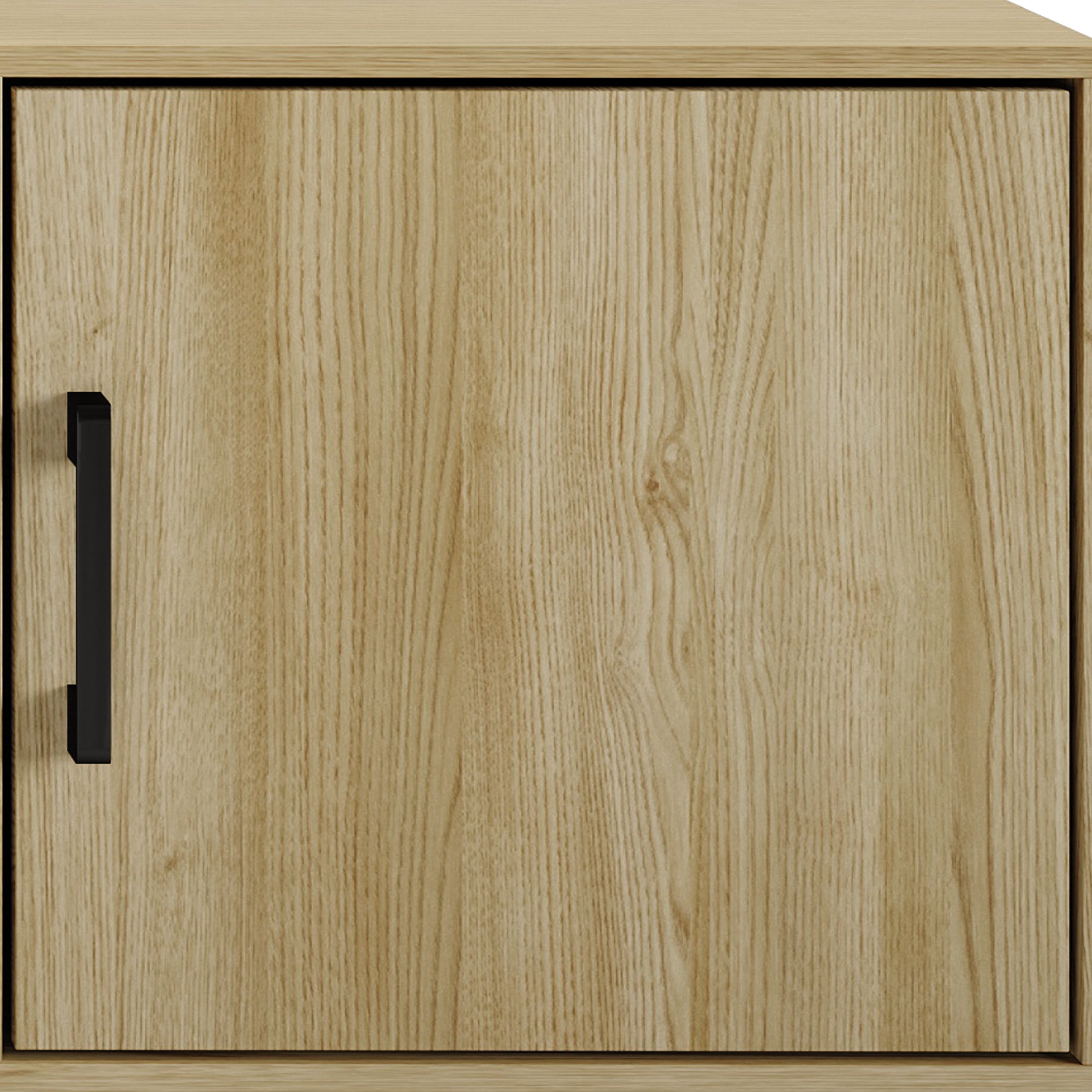 Castle Place Timeless TV Stand Console for TVs up to 65", Light Oak