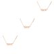 thumbnail image 4 of Collar Jumpingount Retro inglés letra constelaciones tema zodiaco Ins encanto único DIY Chic cómodo exquisito colgante oro rosa, 4 of 6