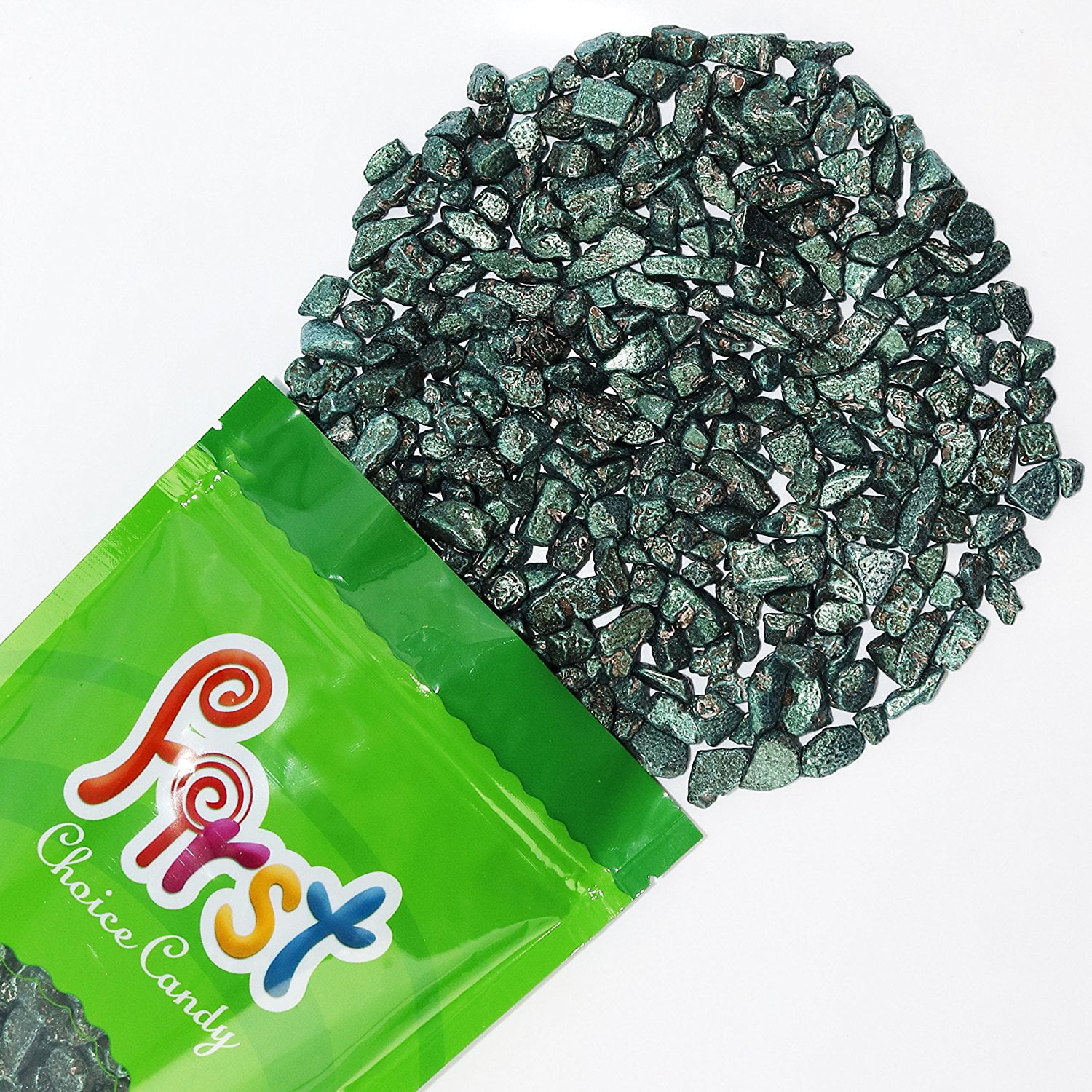 FirstChoiceCandy Emerald Gemstones Chocolate Rocks Candy Nuggets 1