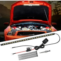 Nilight Under Hood LED Light Strip 40cm Waterproof Engine Bay Work Light with Auto/Manual Switch 12V for Car Truck SUV