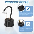 thumbnail image 3 of 3 Pcs 1/2HP(375w) 2 Pin Protector Térmico de Sobrecarga para Refrigerador para Enfriador, 3 of 6