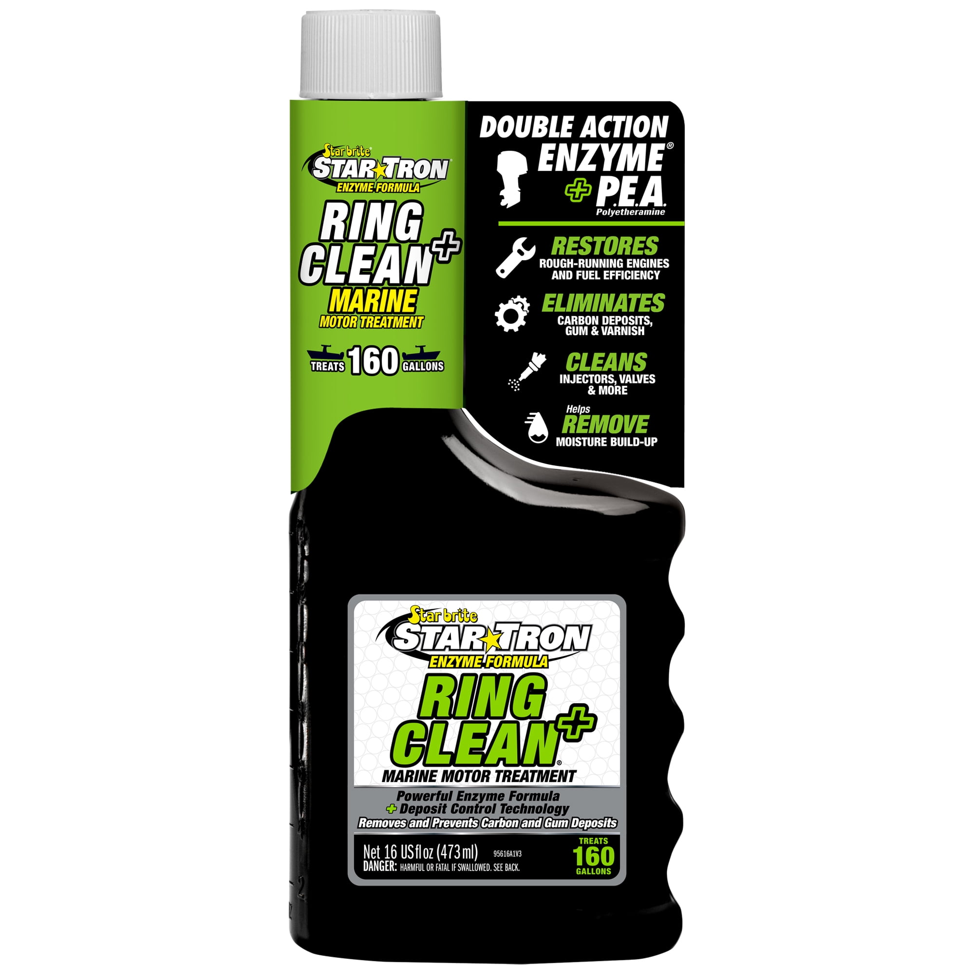 (3 pack) Star brite Star Tron Ring Clean+ Marine Engine Treatment