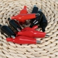 thumbnail image 4 of 20pcs Metal Alligator Clip Crocodile Electrical Clamp Testing Probe Meter with Plastic Boot Car Auto Battery (10 Red and 10 Black), 4 of 6