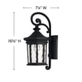 thumbnail image 2 of Hinkley Lighting - Outdoor - Raley - 1 Light Small Outdoor Wall Lantern in, 2 of 5