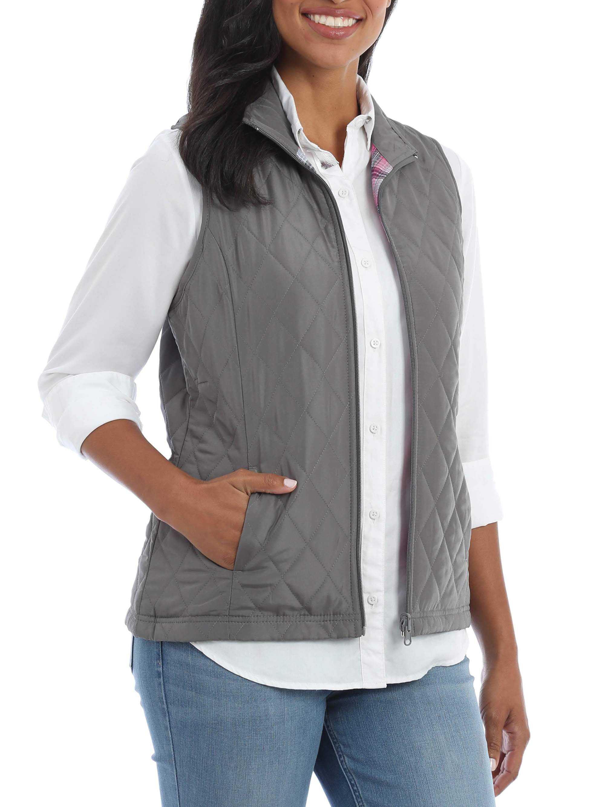 Women's Quilted Reversible Vest